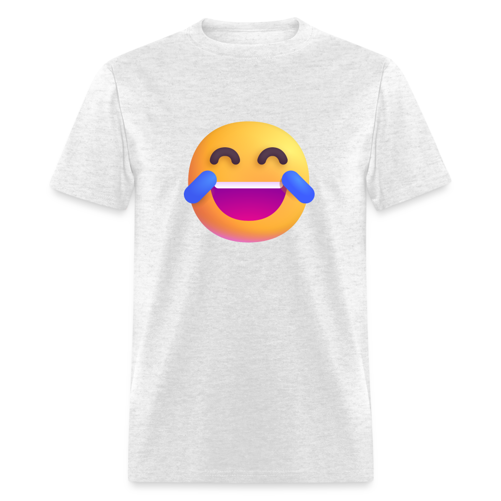 😂 Face with Tears of Joy (Microsoft Fluent) Unisex Classic T-Shirt - light heather gray