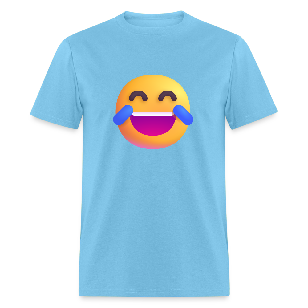 😂 Face with Tears of Joy (Microsoft Fluent) Unisex Classic T-Shirt - aquatic blue