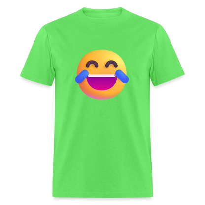 😂 Face with Tears of Joy (Microsoft Fluent) Unisex Classic T-Shirt - kiwi