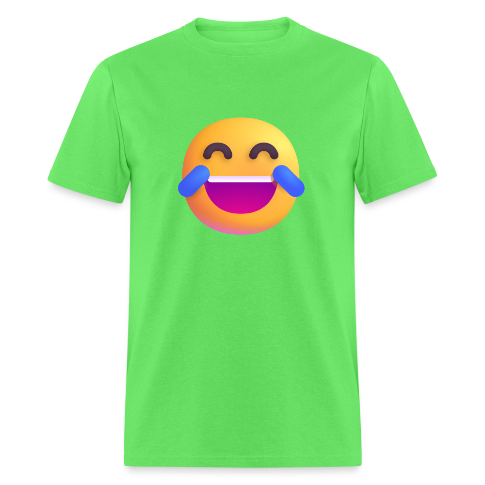 😂 Face with Tears of Joy (Microsoft Fluent) Unisex Classic T-Shirt - kiwi