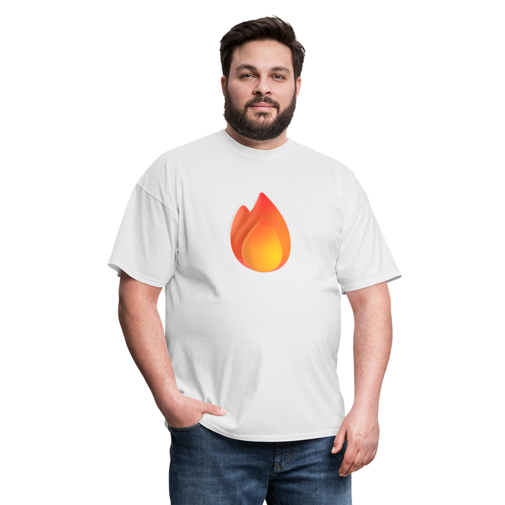 🔥 Fire (Microsoft Fluent) Unisex Classic T-Shirt - white