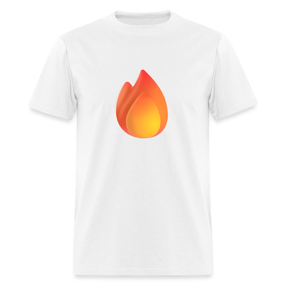 🔥 Fire (Microsoft Fluent) Unisex Classic T-Shirt - white