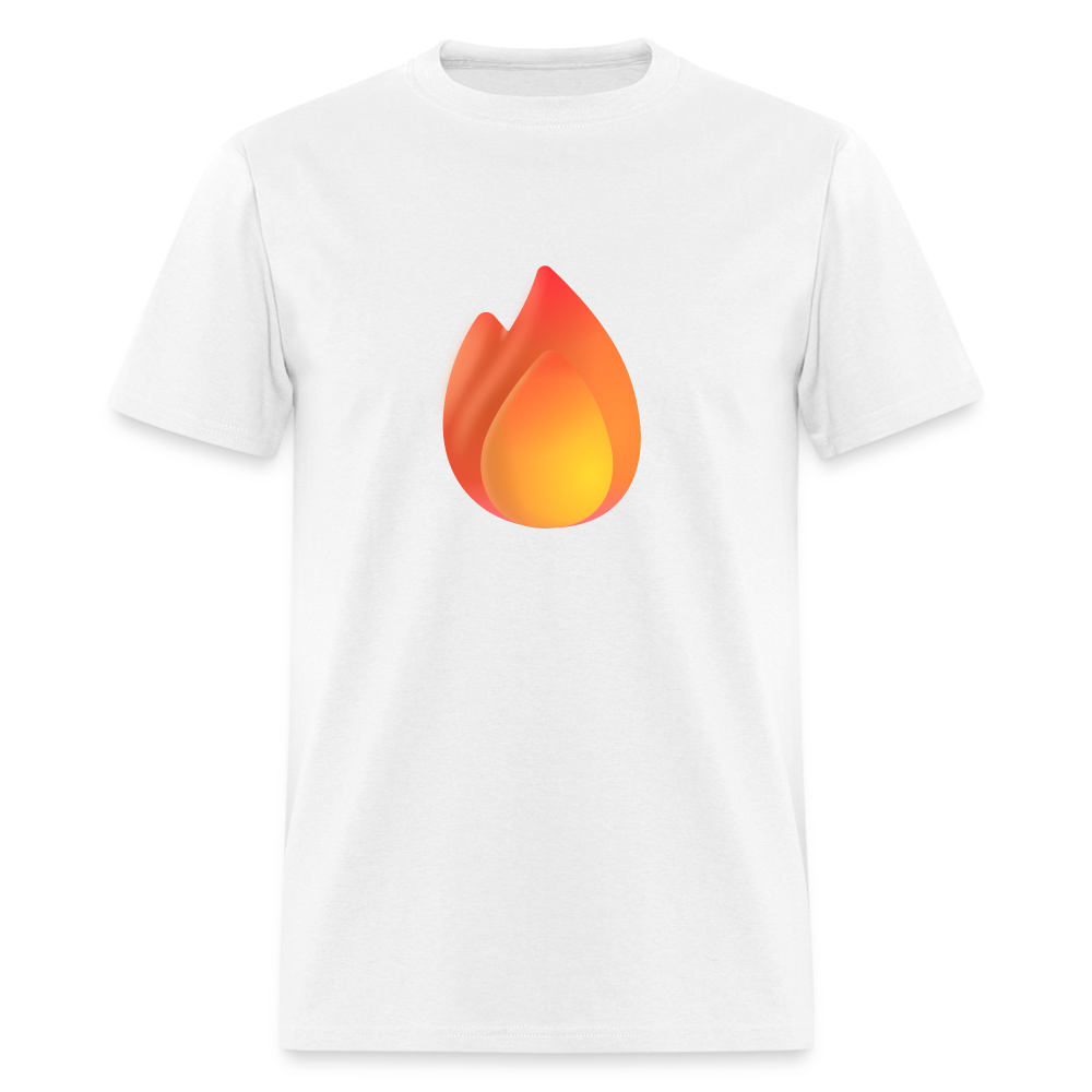 🔥 Fire (Microsoft Fluent) Unisex Classic T-Shirt - white