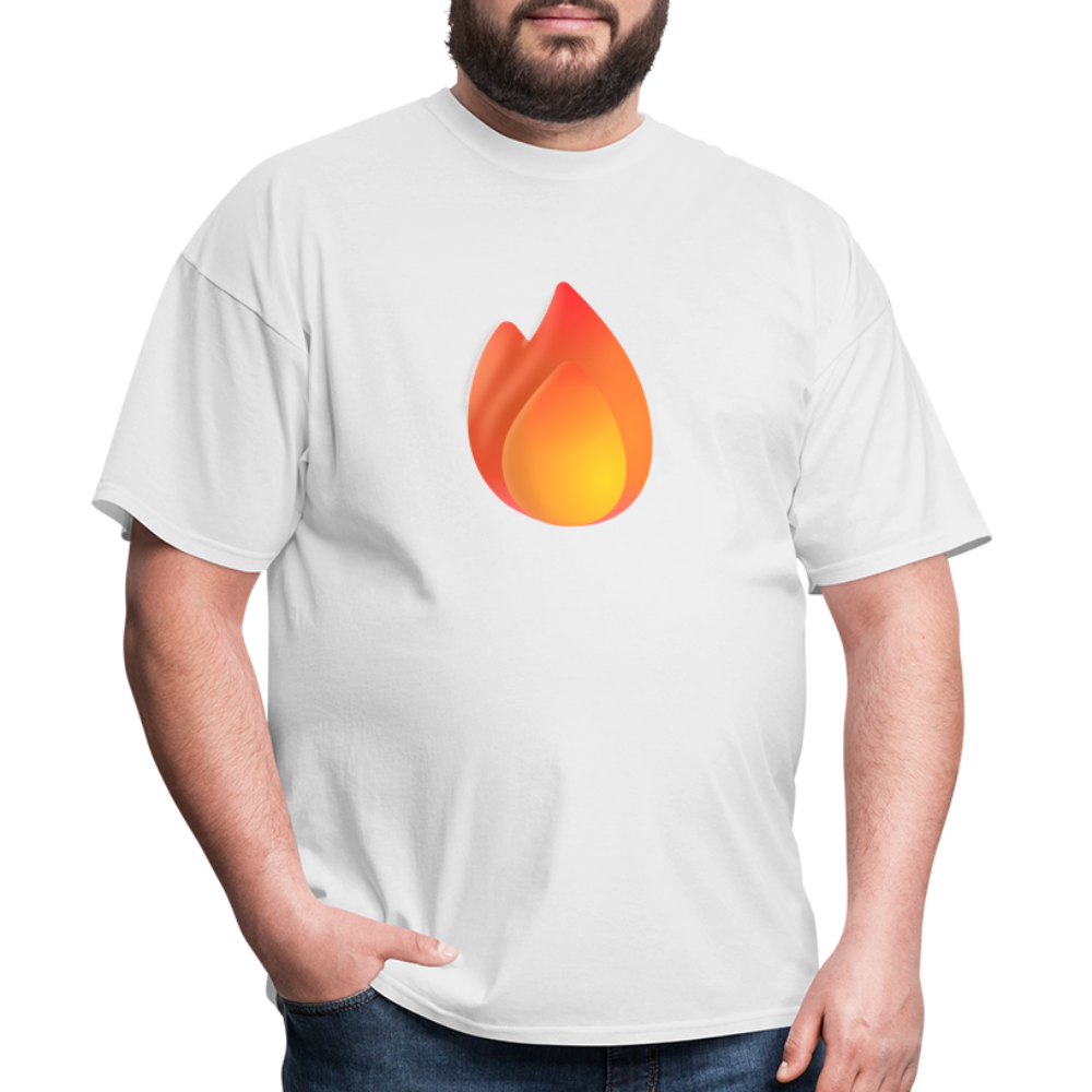 🔥 Fire (Microsoft Fluent) Unisex Classic T-Shirt - white