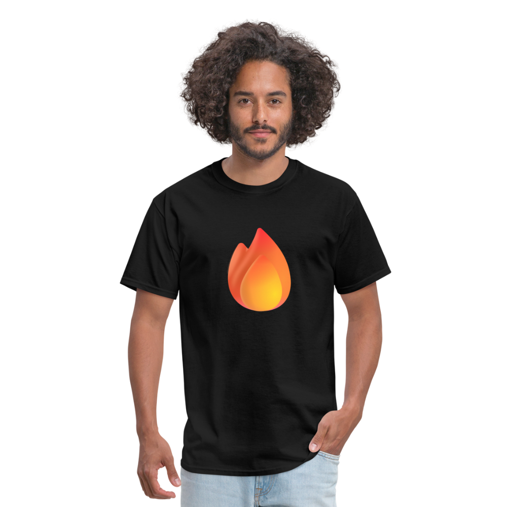 🔥 Fire (Microsoft Fluent) Unisex Classic T-Shirt - black