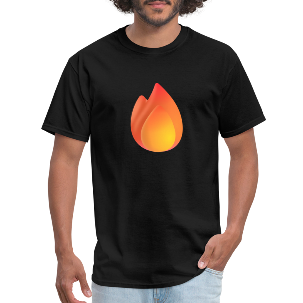 🔥 Fire (Microsoft Fluent) Unisex Classic T-Shirt - black