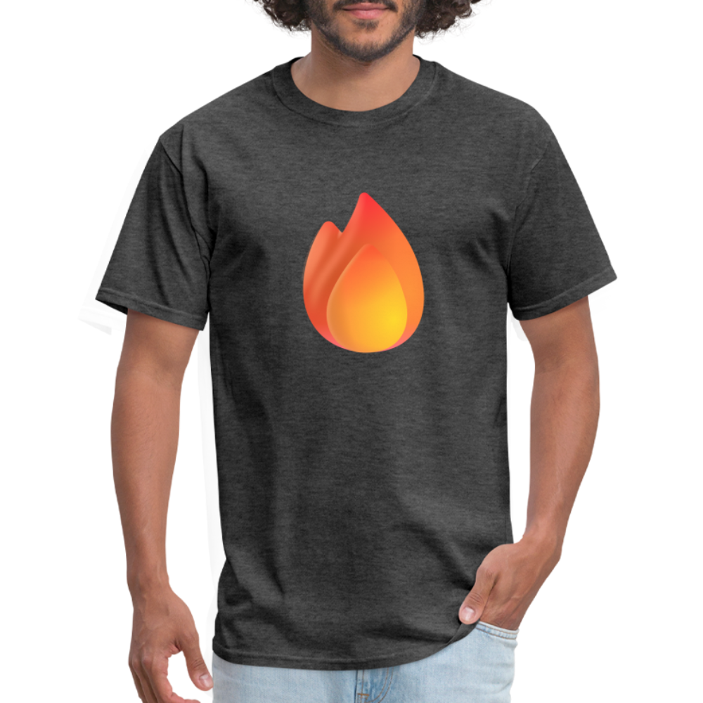 🔥 Fire (Microsoft Fluent) Unisex Classic T-Shirt - heather black