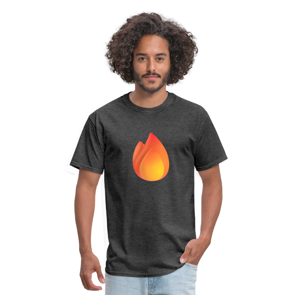 🔥 Fire (Microsoft Fluent) Unisex Classic T-Shirt - heather black