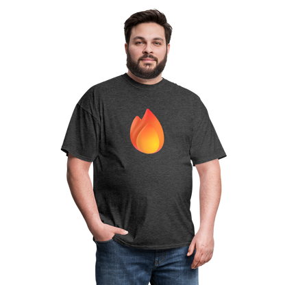 🔥 Fire (Microsoft Fluent) Unisex Classic T-Shirt - heather black