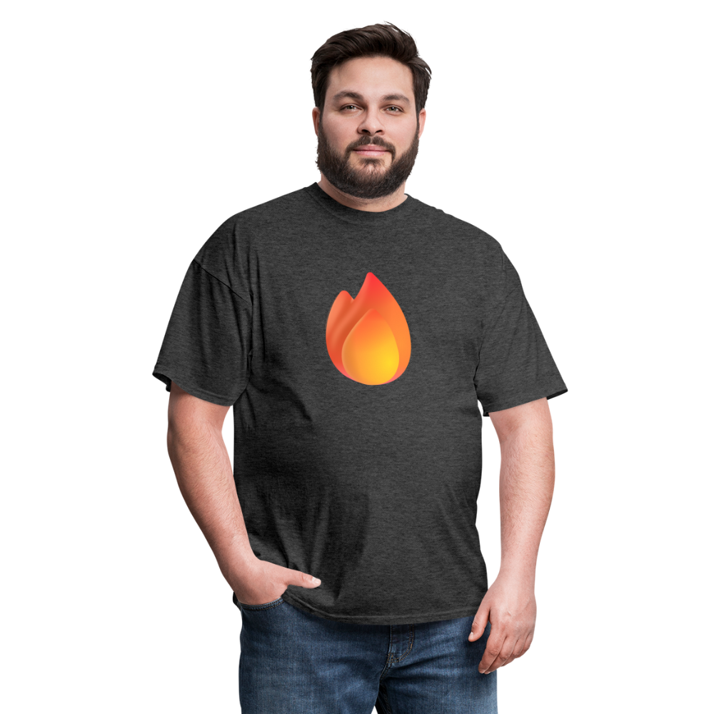 🔥 Fire (Microsoft Fluent) Unisex Classic T-Shirt - heather black