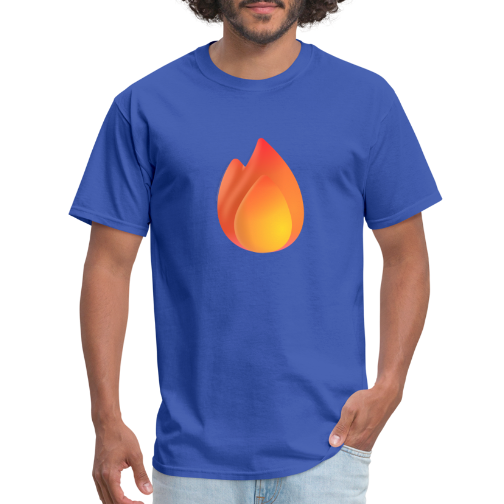 🔥 Fire (Microsoft Fluent) Unisex Classic T-Shirt - royal blue