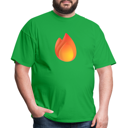 🔥 Fire (Microsoft Fluent) Unisex Classic T-Shirt - bright green