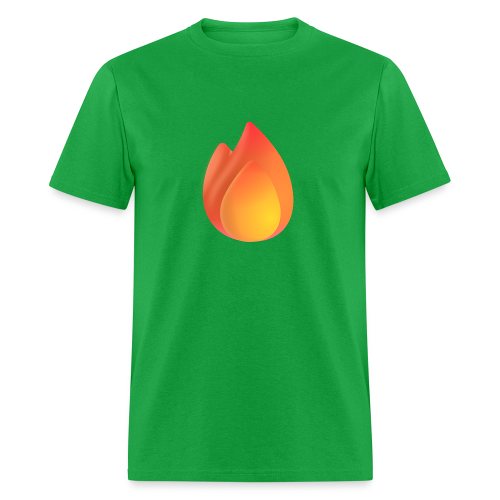 🔥 Fire (Microsoft Fluent) Unisex Classic T-Shirt - bright green