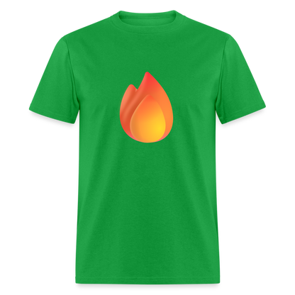 🔥 Fire (Microsoft Fluent) Unisex Classic T-Shirt - bright green