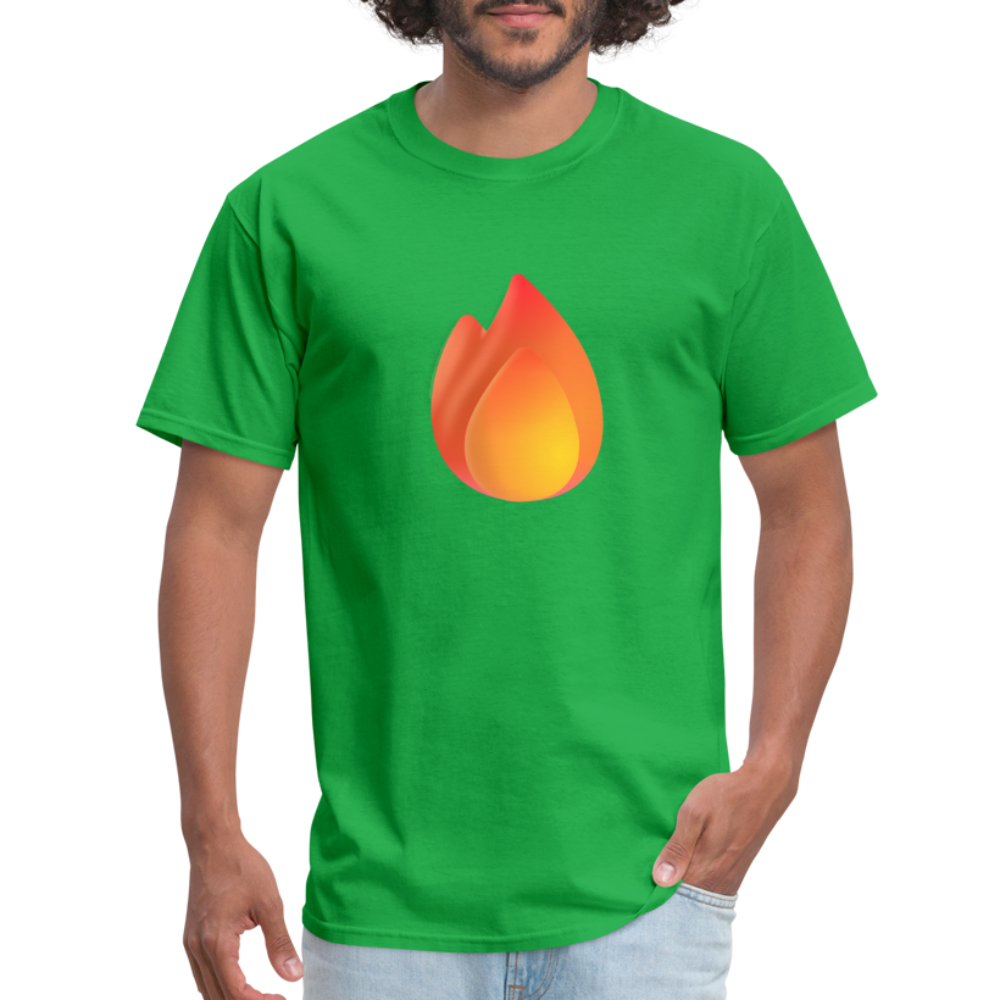 🔥 Fire (Microsoft Fluent) Unisex Classic T-Shirt - bright green