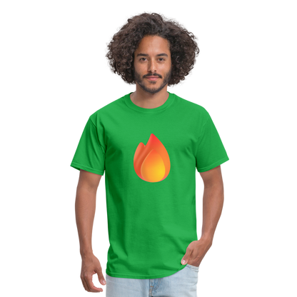🔥 Fire (Microsoft Fluent) Unisex Classic T-Shirt - bright green