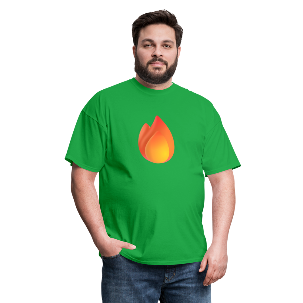 🔥 Fire (Microsoft Fluent) Unisex Classic T-Shirt - bright green