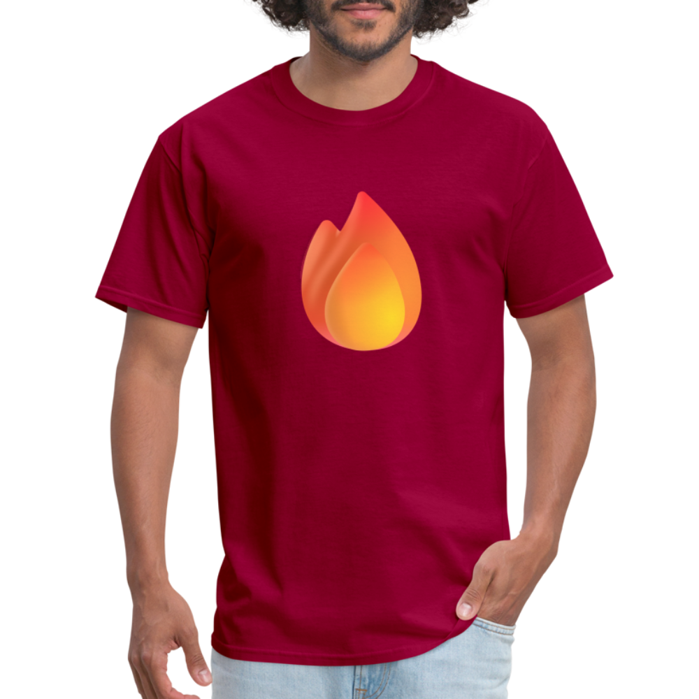 🔥 Fire (Microsoft Fluent) Unisex Classic T-Shirt - dark red