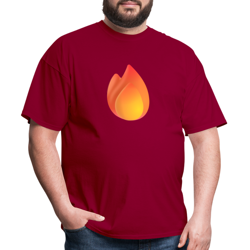 🔥 Fire (Microsoft Fluent) Unisex Classic T-Shirt - dark red