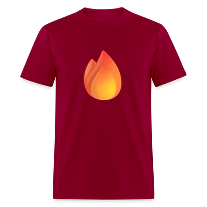 🔥 Fire (Microsoft Fluent) Unisex Classic T-Shirt - dark red