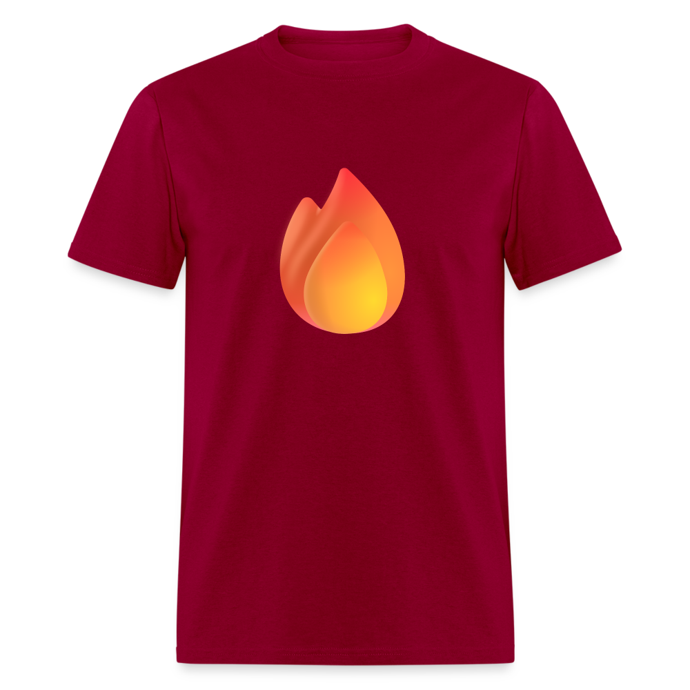 🔥 Fire (Microsoft Fluent) Unisex Classic T-Shirt - dark red