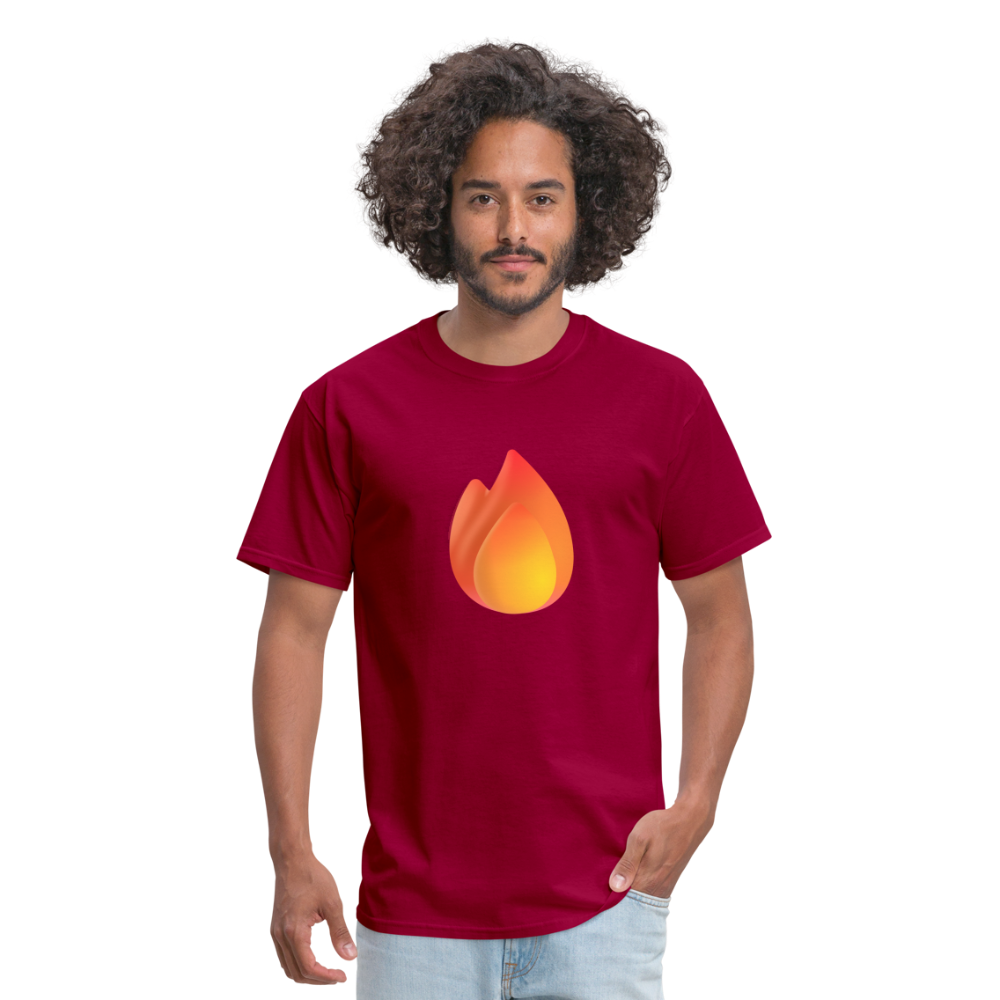 🔥 Fire (Microsoft Fluent) Unisex Classic T-Shirt - dark red