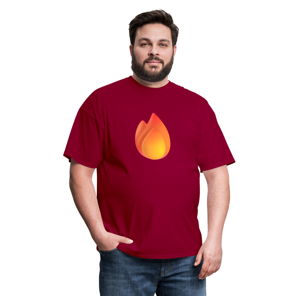 🔥 Fire (Microsoft Fluent) Unisex Classic T-Shirt - dark red