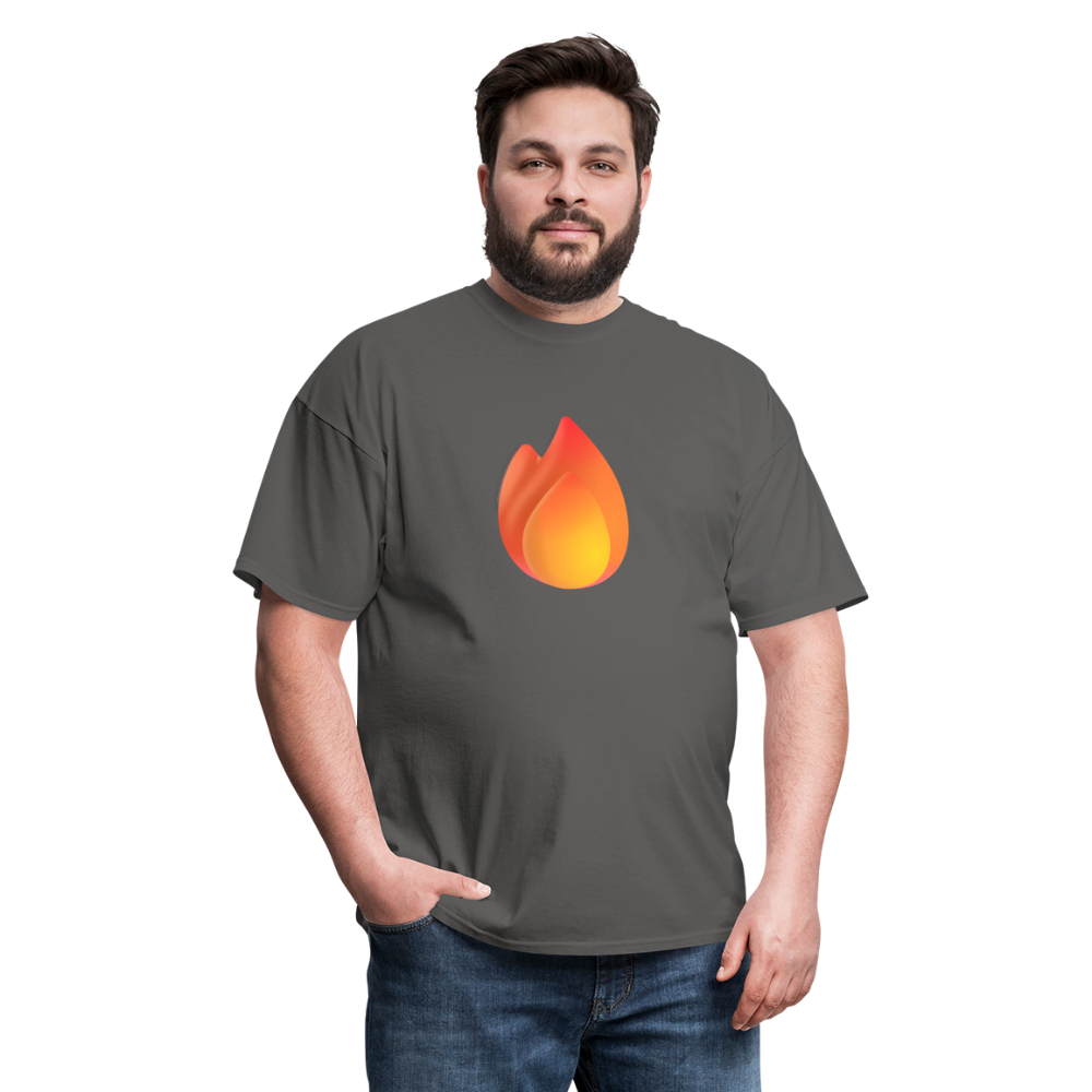 🔥 Fire (Microsoft Fluent) Unisex Classic T-Shirt - charcoal