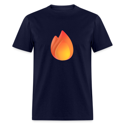 🔥 Fire (Microsoft Fluent) Unisex Classic T-Shirt - navy