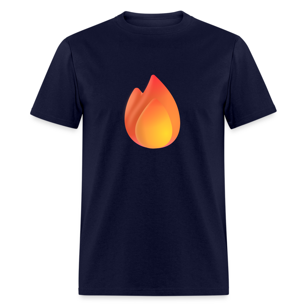 🔥 Fire (Microsoft Fluent) Unisex Classic T-Shirt - navy