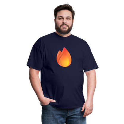 🔥 Fire (Microsoft Fluent) Unisex Classic T-Shirt - navy