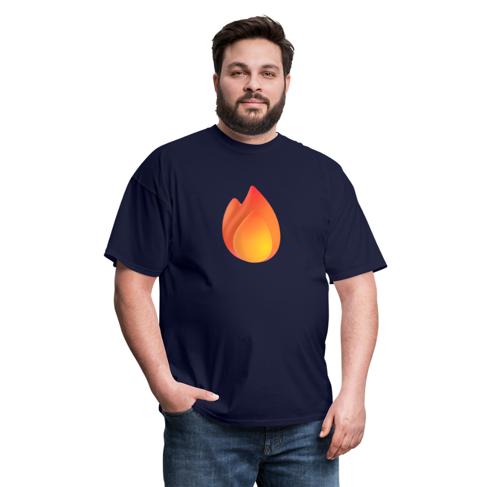 🔥 Fire (Microsoft Fluent) Unisex Classic T-Shirt - navy