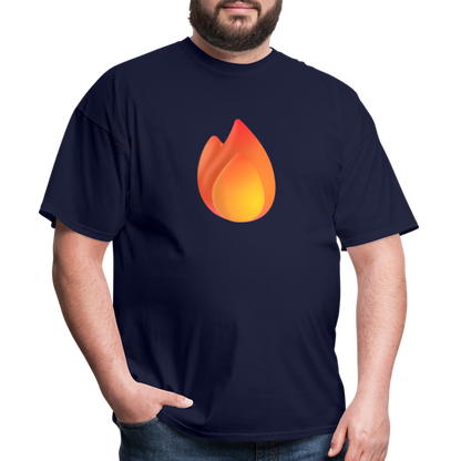 🔥 Fire (Microsoft Fluent) Unisex Classic T-Shirt - navy