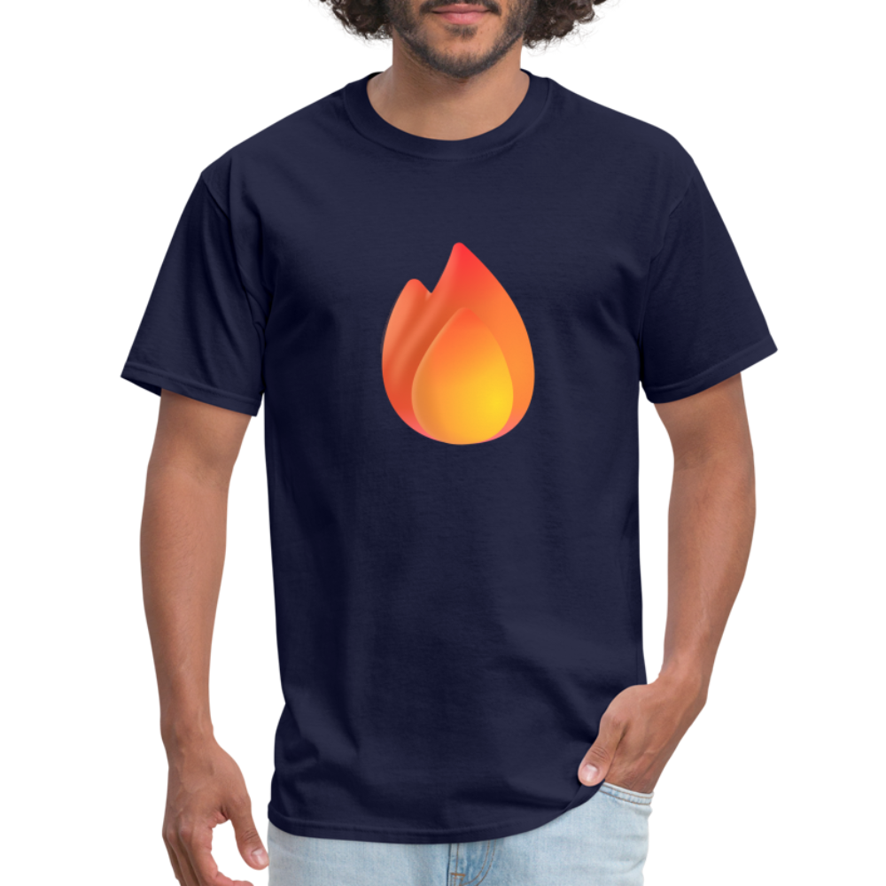 🔥 Fire (Microsoft Fluent) Unisex Classic T-Shirt - navy