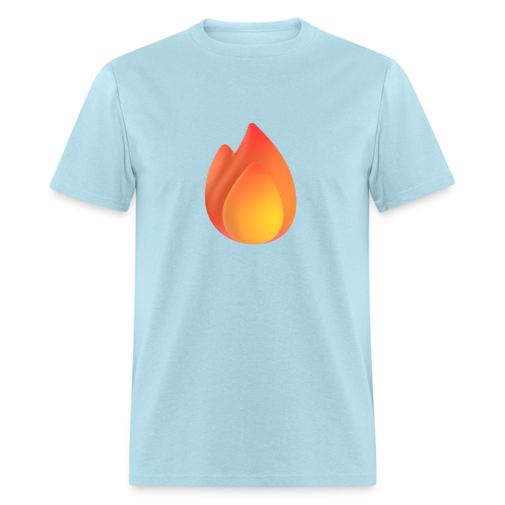 🔥 Fire (Microsoft Fluent) Unisex Classic T-Shirt - powder blue