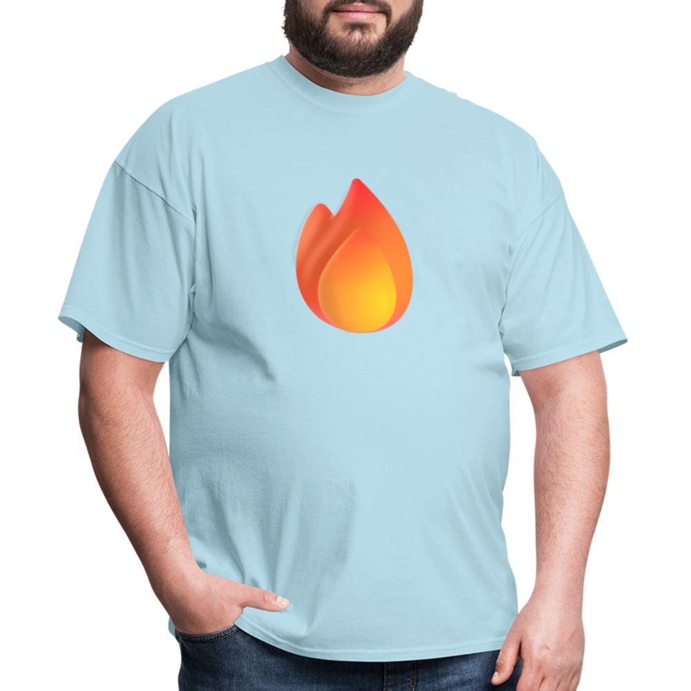 🔥 Fire (Microsoft Fluent) Unisex Classic T-Shirt - powder blue