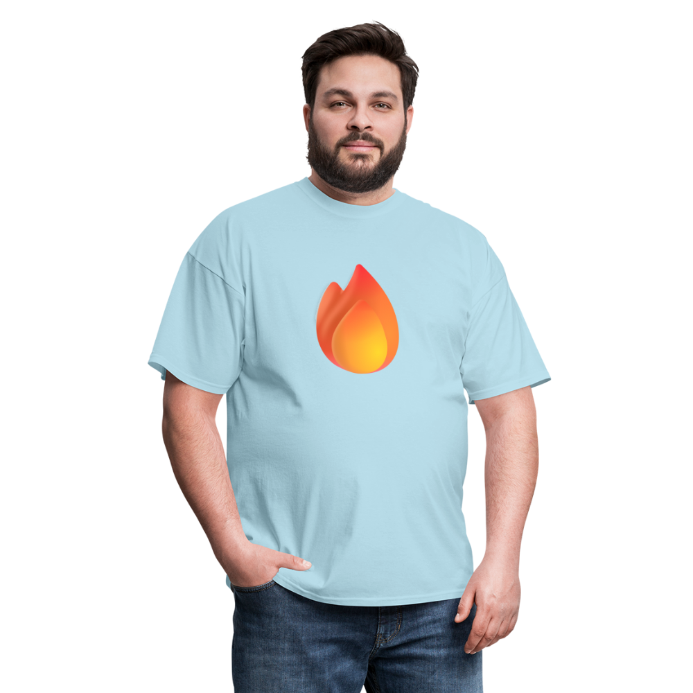 🔥 Fire (Microsoft Fluent) Unisex Classic T-Shirt - powder blue