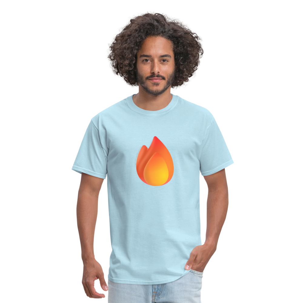 🔥 Fire (Microsoft Fluent) Unisex Classic T-Shirt - powder blue