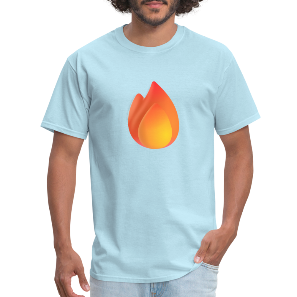 🔥 Fire (Microsoft Fluent) Unisex Classic T-Shirt - powder blue