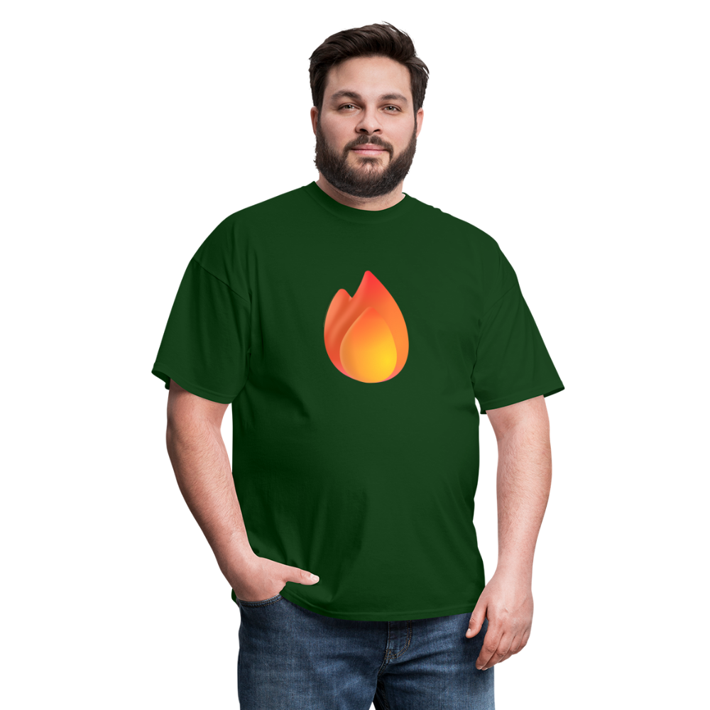 🔥 Fire (Microsoft Fluent) Unisex Classic T-Shirt - forest green