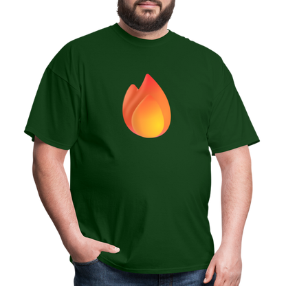 🔥 Fire (Microsoft Fluent) Unisex Classic T-Shirt - forest green