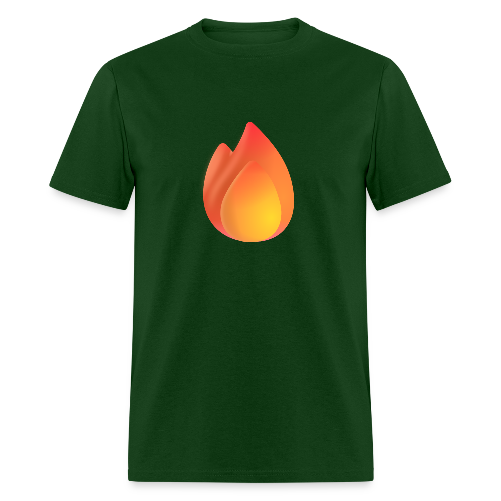 🔥 Fire (Microsoft Fluent) Unisex Classic T-Shirt - forest green