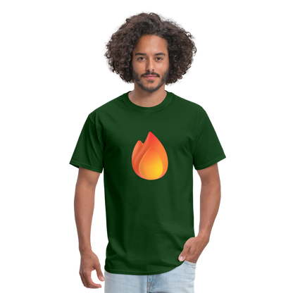🔥 Fire (Microsoft Fluent) Unisex Classic T-Shirt - forest green
