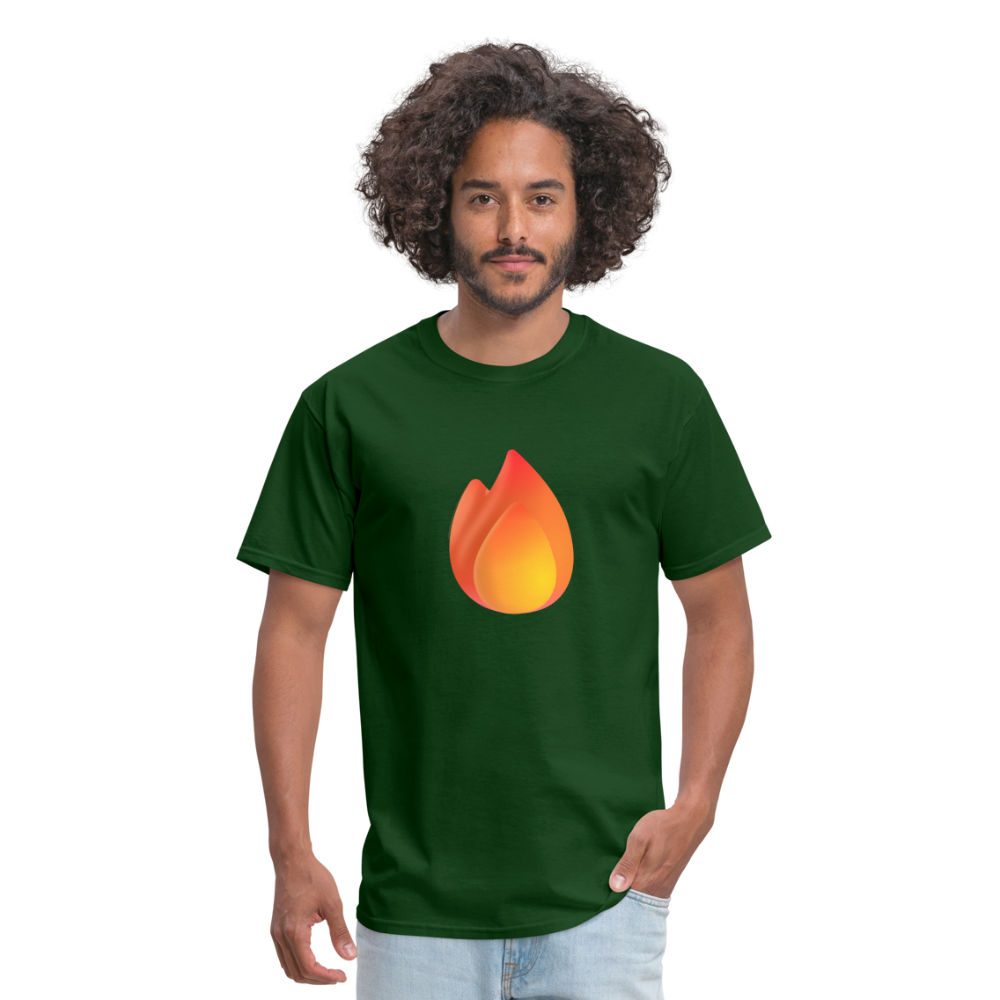 🔥 Fire (Microsoft Fluent) Unisex Classic T-Shirt - forest green