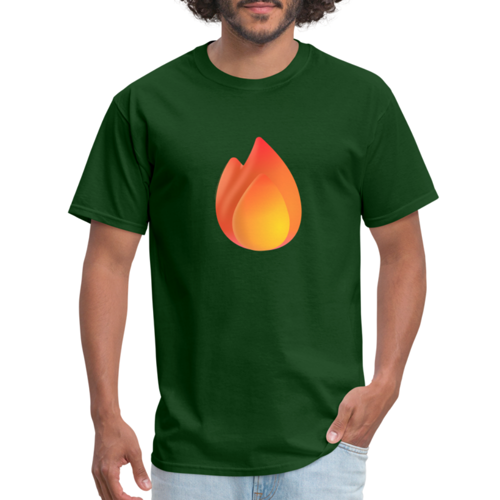 🔥 Fire (Microsoft Fluent) Unisex Classic T-Shirt - forest green