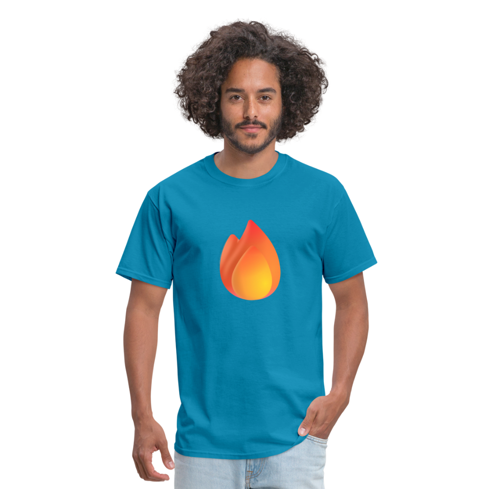 🔥 Fire (Microsoft Fluent) Unisex Classic T-Shirt - turquoise