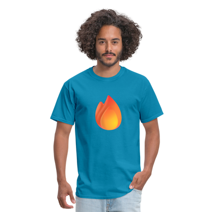 🔥 Fire (Microsoft Fluent) Unisex Classic T-Shirt - turquoise