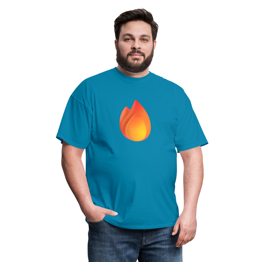 🔥 Fire (Microsoft Fluent) Unisex Classic T-Shirt - turquoise