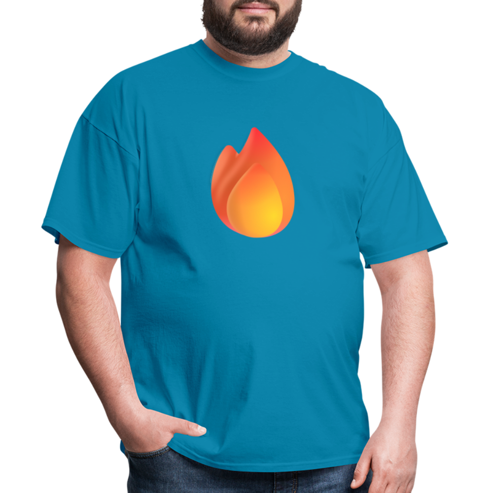 🔥 Fire (Microsoft Fluent) Unisex Classic T-Shirt - turquoise
