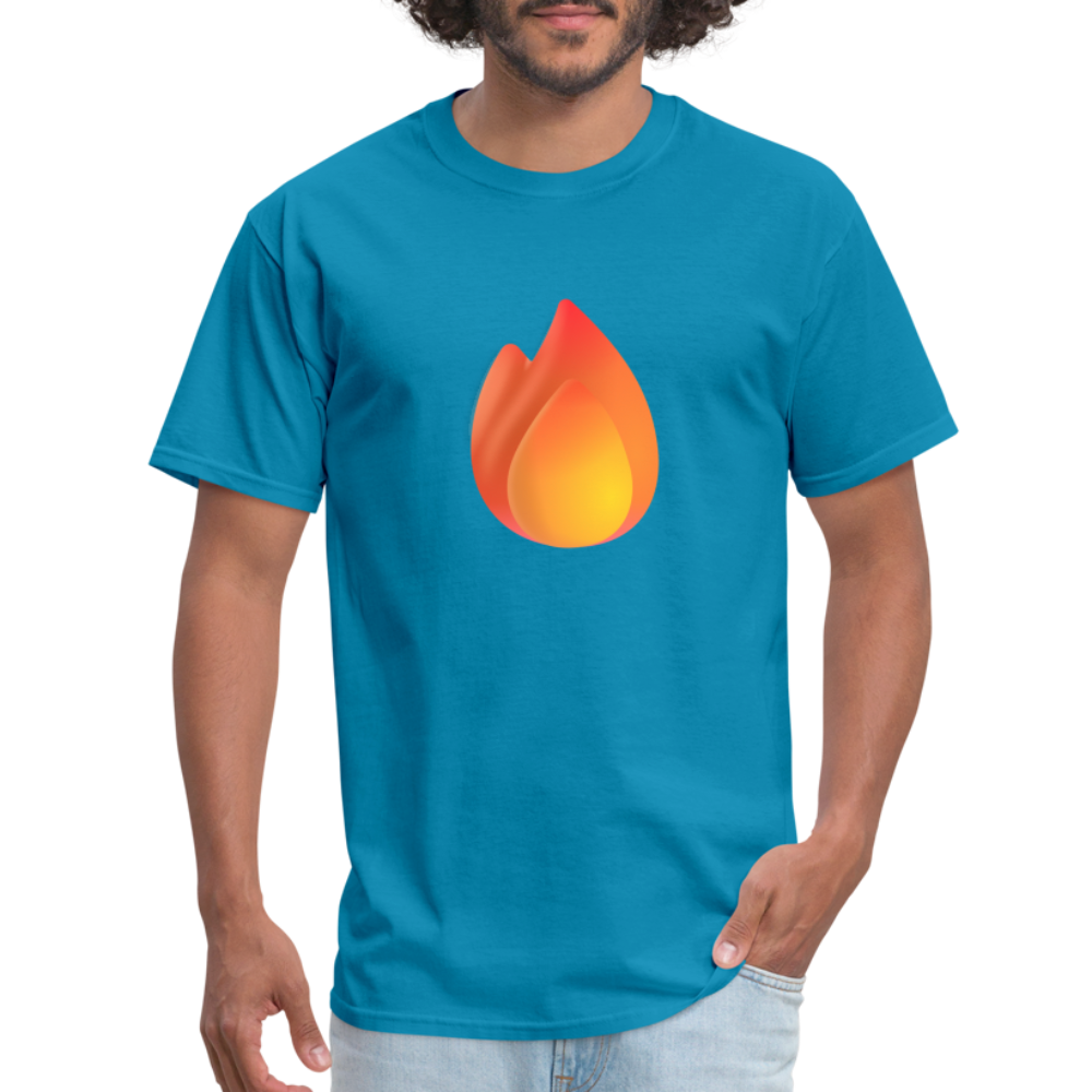 🔥 Fire (Microsoft Fluent) Unisex Classic T-Shirt - turquoise